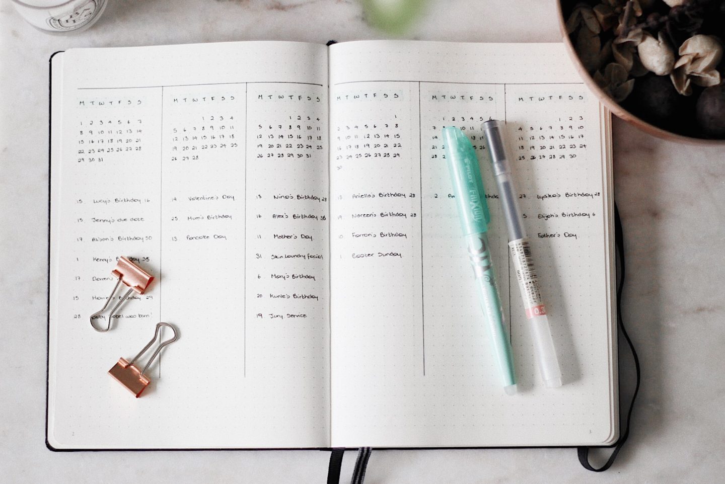 How I Use My Bullet Journal To Get Organised