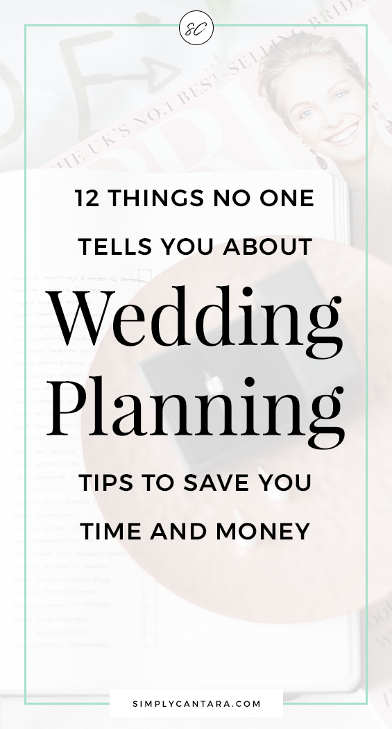 12 Things No One Tells You About Wedding Planning